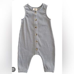 Striped Black and White Kids Bodysuit
